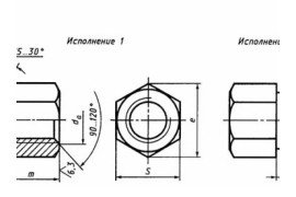 Гайка ГОСТ 15525-70